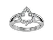 Ivy Leaf Design Sterling Silver ring (R003)