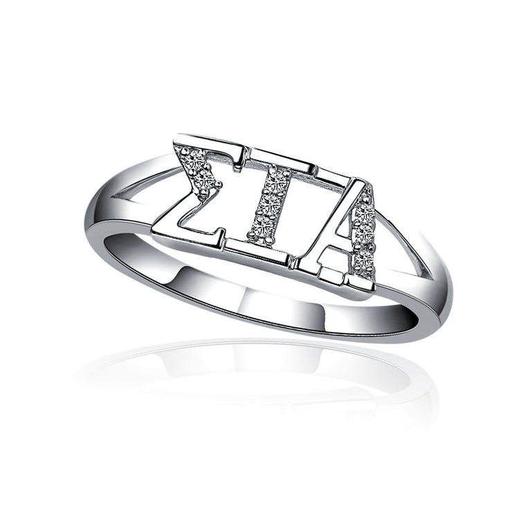 Sigma Iota Alpha Ring - Sterling Silver (SDT-R001)