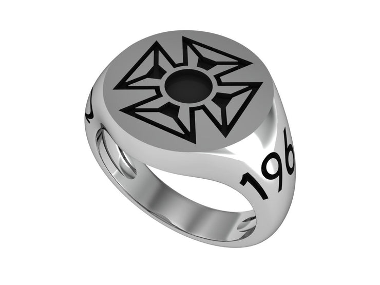 Alpha Tau Omega Ring -  Sterling Silver (R002)