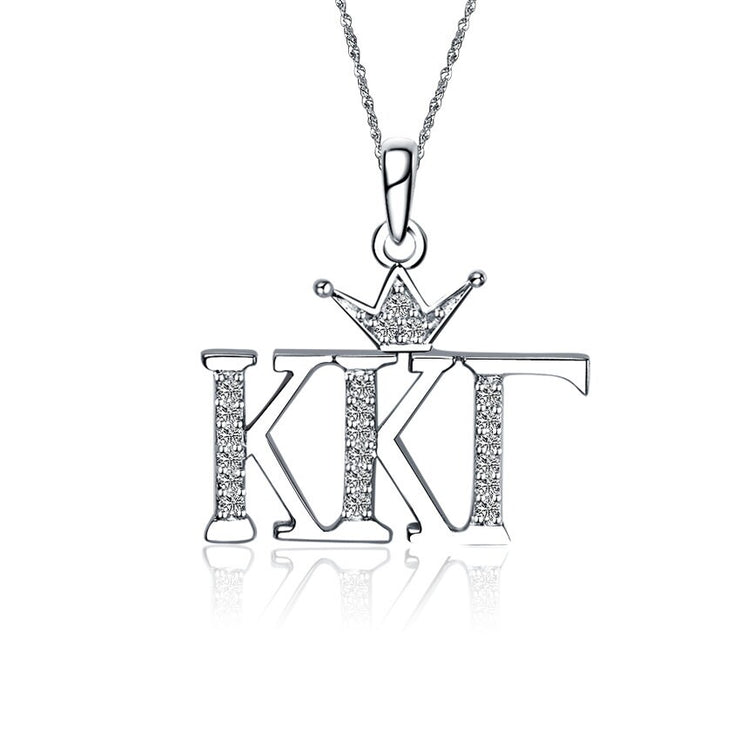 Kappa Kappa Gamma Lavalier - Sterling Silver (KKG-P003)
