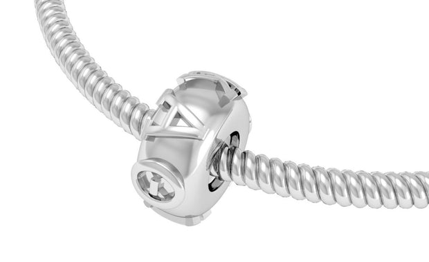 Kappa Alpha Theta Bead - Sterling Silver (P005)