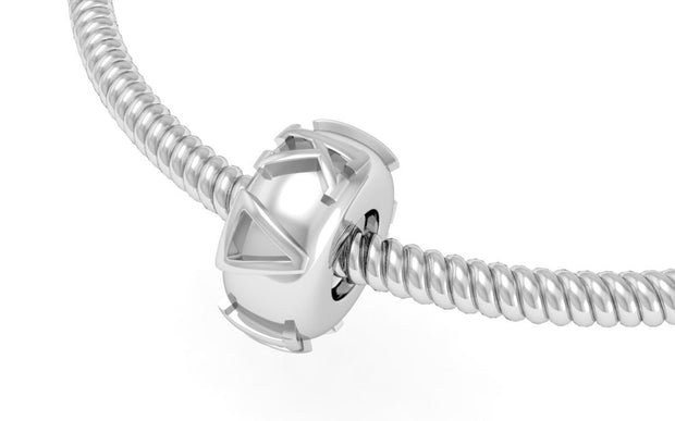 Kappa Delta Bead - Sterling Silver (P005)