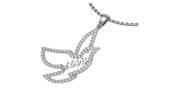 Zeta Phi Beta Dove Sterling Silver Pendant - P008