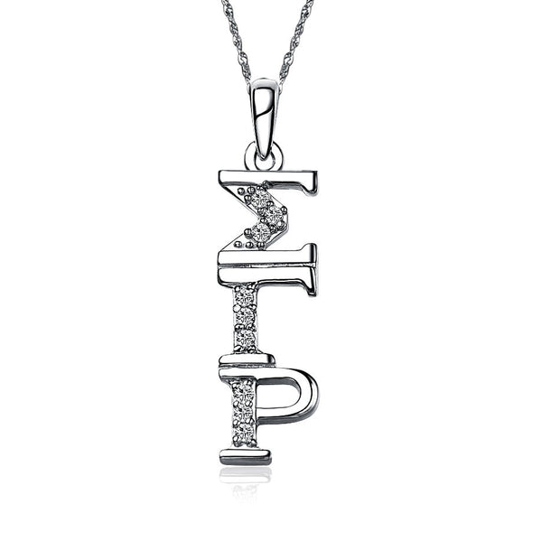 Sigma Gamma Rho Classic Necklace - Sterling Silver (SGR-P001)