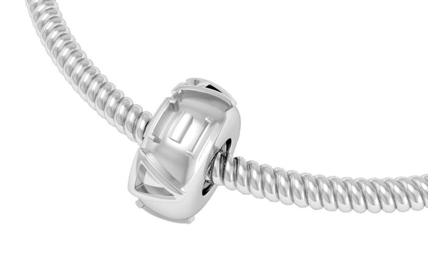 Alpha Xi Delta Bead - Sterling Silver (P005)