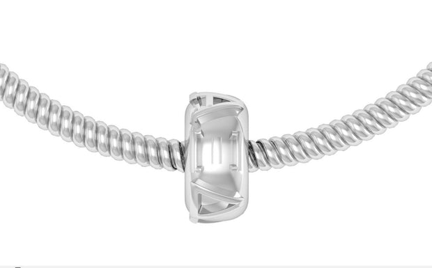 Alpha Xi Delta Bead - Sterling Silver (P005)
