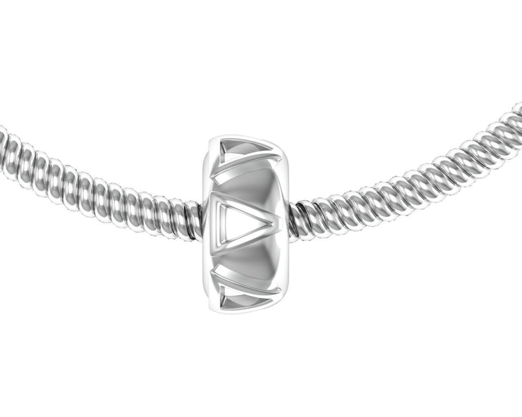 Delta Delta Delta Pandora Bead - Sterling Silver (DDD-P006)