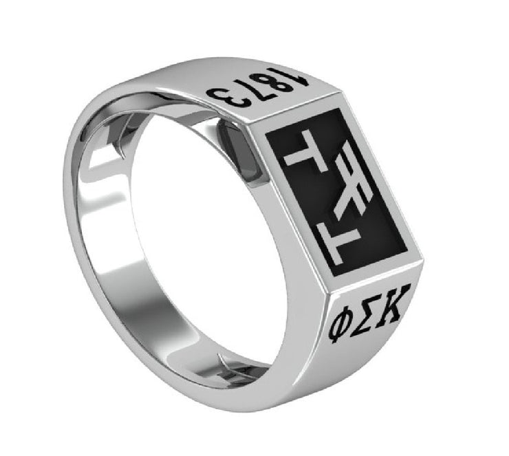 Phi Sigma Kappa Ring - Sterling Silver (PSK-R001)