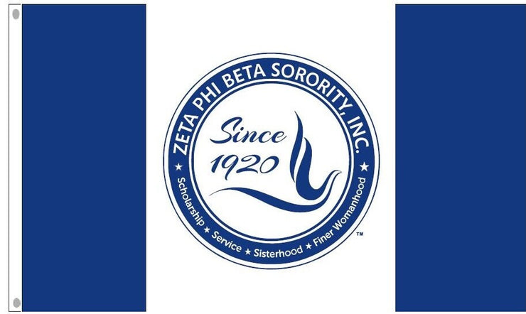 Zeta Phi Beta Flag -  3&