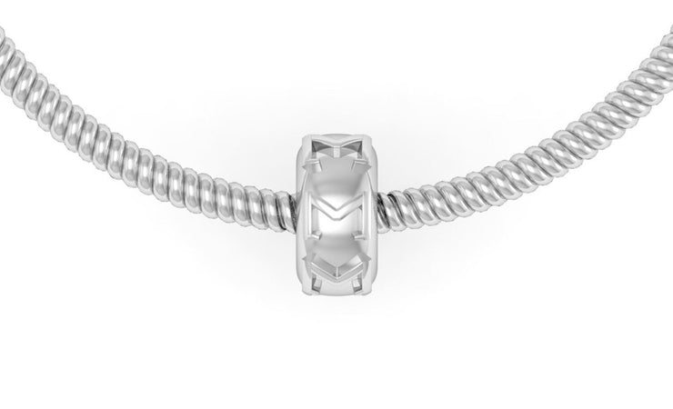 Sigma Sigma Sigma Bead, Sterling Silver (SSS-P010)