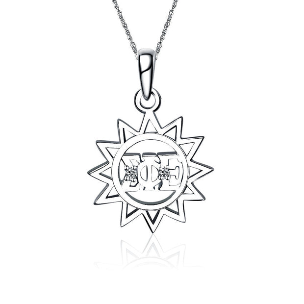 Sigma Phi Epsilon Lavalier with 18" Silver Chain (P003)