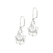 Alpha Kappa Alpha Ivy Leaf Silver  Earring E001