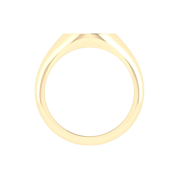 Alpha Kappa Alpha Gold Plated Oval Ring (R017)