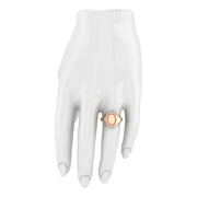 Alpha Kappa Alpha Gold Plated Oval Ring (R017)