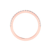 Alpha Kappa Alpha Sterling Silver Pink Double Band Ring (R019)