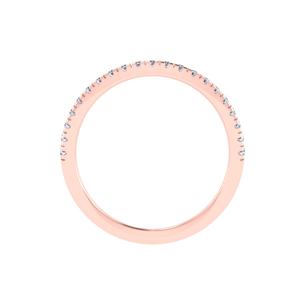 Alpha Kappa Alpha Sterling Silver Pink Double Band Ring (R019)