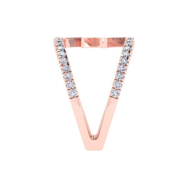 Alpha Kappa Alpha Sterling Silver Pink Double Band Ring (R019)