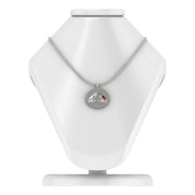 Delta Sigma Theta Sterling Silver Circle Pendant Hand Sign 1913 (P005)