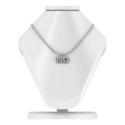 Delta Sigma Theta 1913 Sterling Silver Pendant (P014)