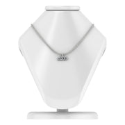Delta Sigma Theta Horizontal Sterling Silver Pendant (P017)
