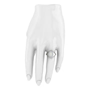 Delta Sigma Theta Sterling Silver Classic Oval Ring (R006)