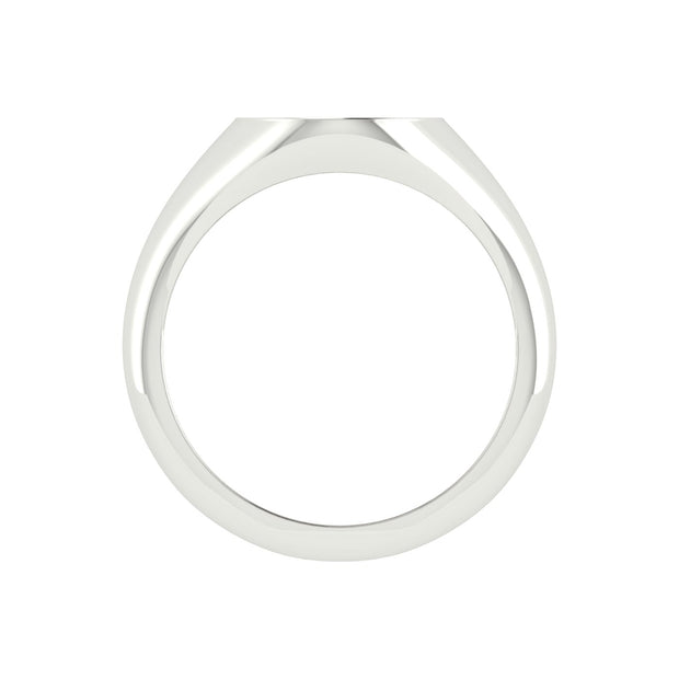 Delta Sigma Theta Sterling Silver Classic Oval Ring (R006)