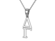 Delta Gamma Classic Sterling Silver Necklace (VWP)