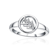 Tri Delta Circular Design Ring -R002