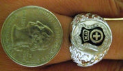Kappa Alpha Order Signet Crest Sterling Silver Ring R001