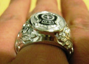 Kappa Alpha Order Signet Crest Sterling Silver Ring R001