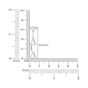 Alpha Gamma Delta Lavalier, Sterling Silver Necklace (P001)