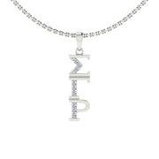 Sigma Gamma Rho Classic Necklace - Sterling Silver (SGR-P001)