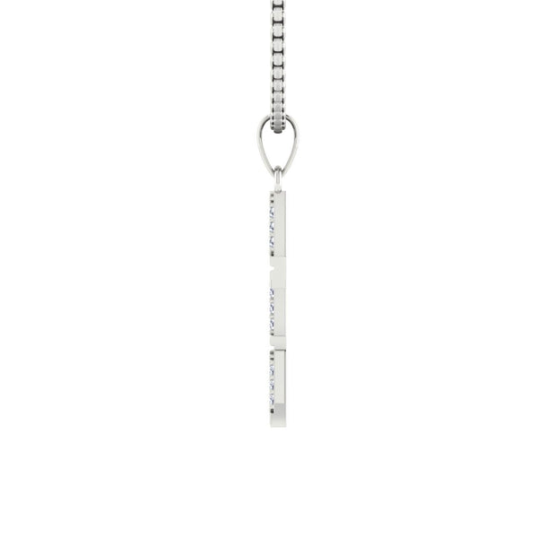 Alpha Gamma Delta Lavalier, Sterling Silver Necklace (P001)