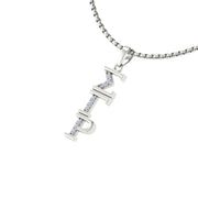 Sigma Gamma Rho Classic Necklace - Sterling Silver (SGR-P001)