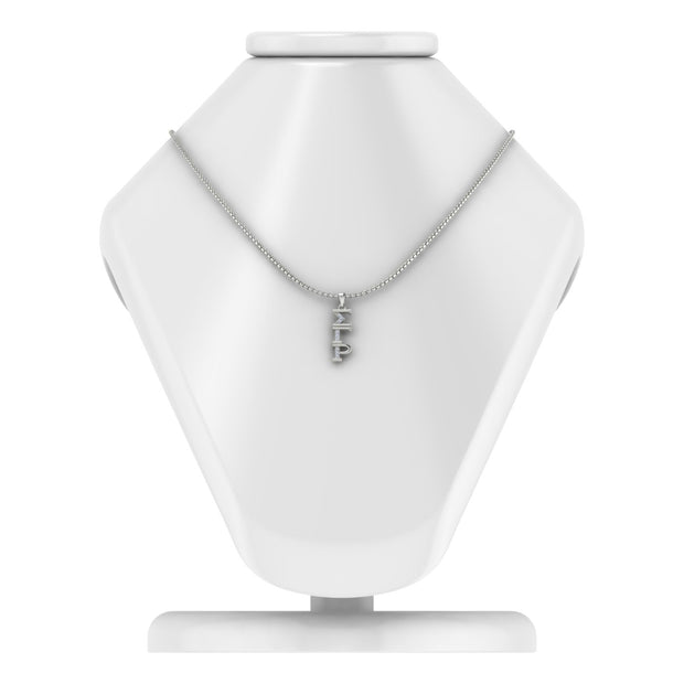 Sigma Gamma Rho Classic Necklace - Sterling Silver (SGR-P001)