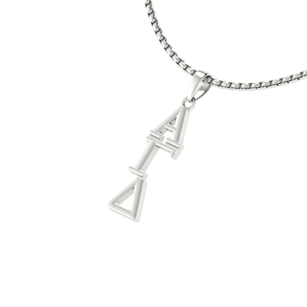 Alpha Gamma Delta Necklace - Sterling Silver / Alpha Gam Necklace / Big Little Gift / Sorority Jewelry