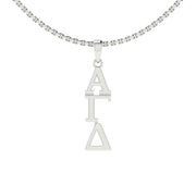 Alpha Gamma Delta Necklace - Sterling Silver / Alpha Gam Necklace / Big Little Gift / Sorority Jewelry