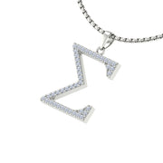 Sigma Gamma Rho Sigma Necklace - Sterling Silver- (SGR-P004)