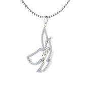 Zeta Phi Beta Dove Sterling Silver Pendant (P008)