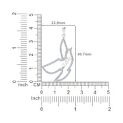 Zeta Phi Beta Dove Sterling Silver Pendant (P008)