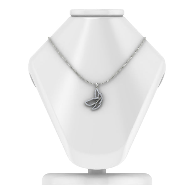 Zeta Phi Beta Dove Sterling Silver Pendant (P008)