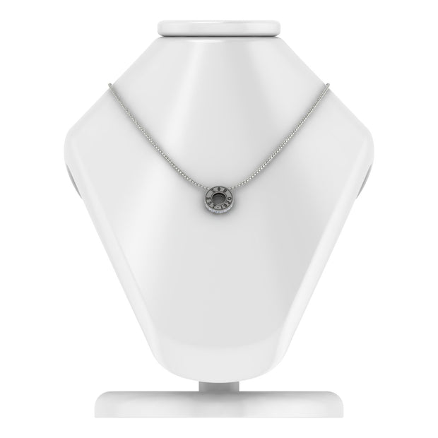 Zeta Phi Beta Necklace - Eternity Love Design, Sterling Silver (P005)