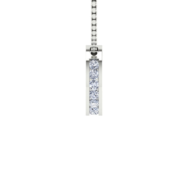 Zeta Phi Beta Necklace - Eternity Love Design, Sterling Silver (P005)