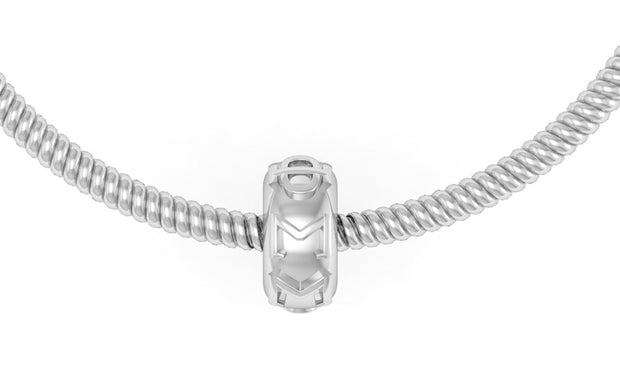 Phi Sigma Sigma Bead, Sterling Silver (PSS-P014)