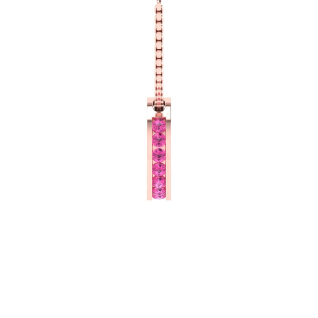Alpha Kappa Alpha Eternity Love Rose Gold Plated Silver Charm (P004)