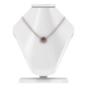 Alpha Kappa Alpha Eternity Love Rose Gold Plated Silver Charm (P004)