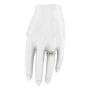 Sigma Gamma Rho Ring - Sterling Silver with Yellow Gold Plating (R003)