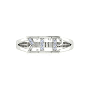 Sigma Gamma Rho Ring - Horizontal Design Sterling Silver (R004)