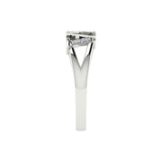 AKA-R001 Alpha Kappa alpha Horizontal Silver Ring (R001)