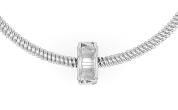 Zeta Tau Alpha Bead - Sterling Silver (P006)